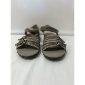 Earth Spirit Womens Taupe WMES28ER091 Synthetic Wedge Strappy Sandal Size US‎ 11